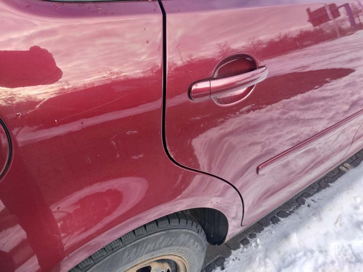 VW Polo 9N3 original T&uuml;r hinten rechts LC3R Winterred Rohbau Bj.2005